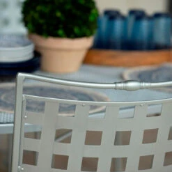 Woodard Wrought Iron Sheffield Dining Side Chair (Set Of 2) -Patio Furniture Store sheffield chair back details 26213.1670969451