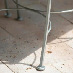 Woodard Wrought Iron Sheffield Dining Arm Chair (Set Of 2) -Patio Furniture Store sheffield chair showing foot and base 54044.1670968945