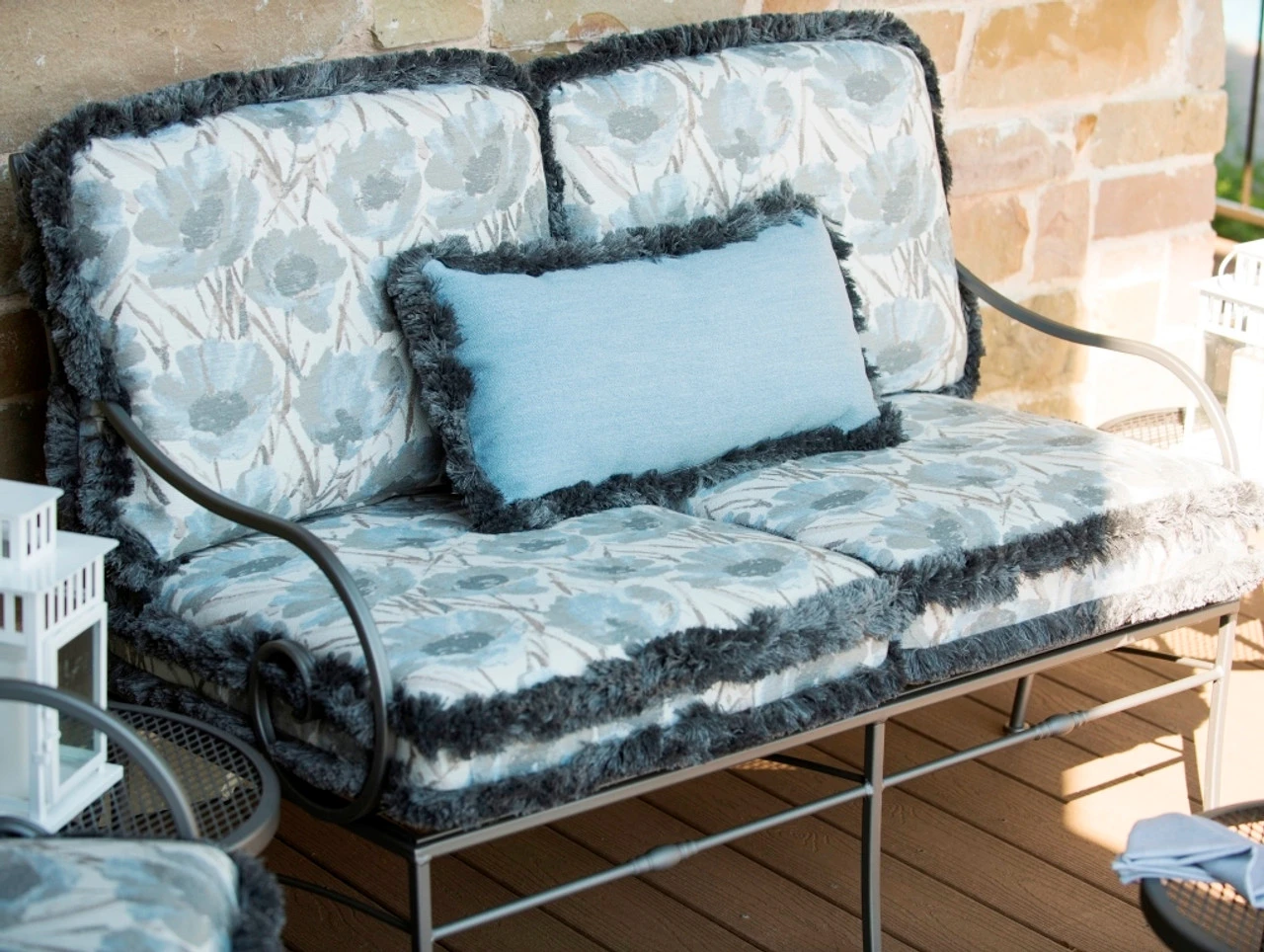 Woodard Wrought Iron Sheffield Loveseat 1 Woodard Wrought Iron Sheffield Loveseat