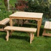 Social Dining Set - Cedar