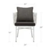 Source Furniture Aria Dining Arm Chair - Premium Cushion Included