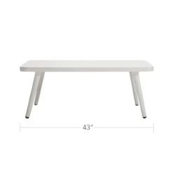 Source Furniture Aria 43" Rectangular Coffee Table -Patio Furniture Store source furniture aria rectangular coffee table 50 86236.1646963528