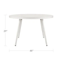 Source Furniture Aria 48" Round Dining Table -Patio Furniture Store source furniture aria round dining table 38 48781.1646963530