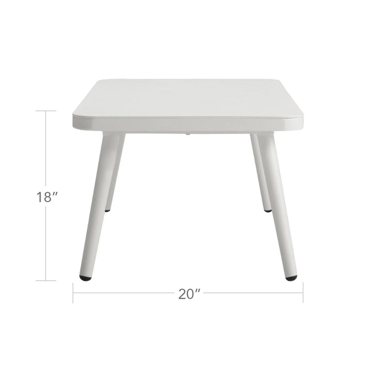 Source Furniture Aria 20" Square End Table 1 Source Furniture Aria 20" Square End Table