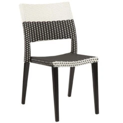 Source Furniture Chloe Wicker Dining Side Chair Set/2