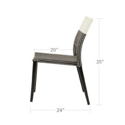 Source Furniture Chloe Wicker Dining Side Chair Set/2 5 Source Furniture Chloe Wicker Dining Side Chair Set/2 -Patio Furniture Store source furniture chloe wicker dining side chair set 2 43 15387.1646965332