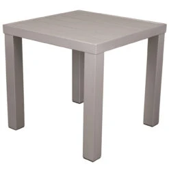 Source Furniture Fusion Aluminum 18" Square Side Table