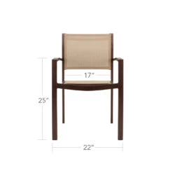 Source Furniture Fusion Sling Dining Arm Chair - Set Of 2 -Patio Furniture Store source furniture fusion sling dining arm chair set of 2 40 07516.1646965451