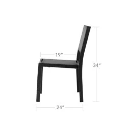 Source Furniture Fusion Sling Dining Side Chair - Set Of 2