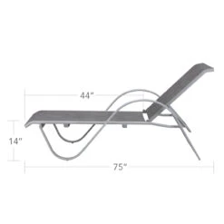 Source Furniture Lanai Sling Chaise Lounge Chair - Set Of 2