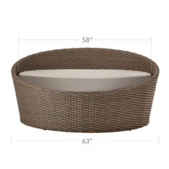 Source Furniture Moon Daybed Lounge Chair - Standard Cushion Included -Patio Furniture Store source furniture moon daybed lounge chair standard cushion included 53 05981.1646965016