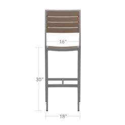 Source Furniture Napa Bar Height Side Chair - Set Of 2 -Patio Furniture Store source furniture napa bar height side chair 72 67140.1646963518