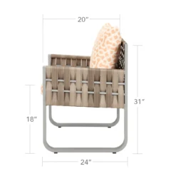 Source Furniture Scorpio Dining Arm Chair - Standard Cushion Included -Patio Furniture Store source furniture scorpio dining arm chair 28 19739.1646963983