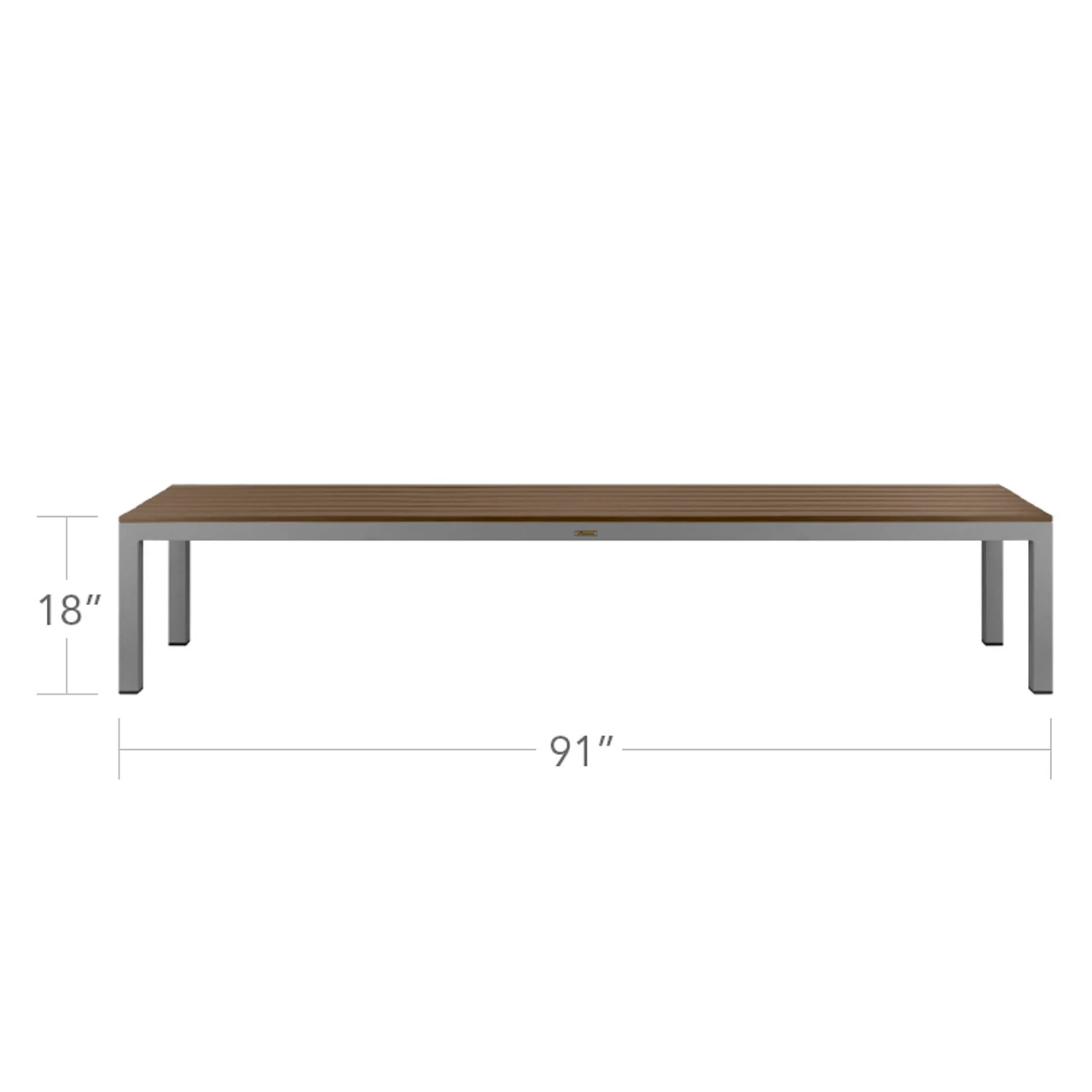 Source Furniture Vienna Backless Dining Bench 4 Source Furniture Vienna Backless Dining Bench - Image 4