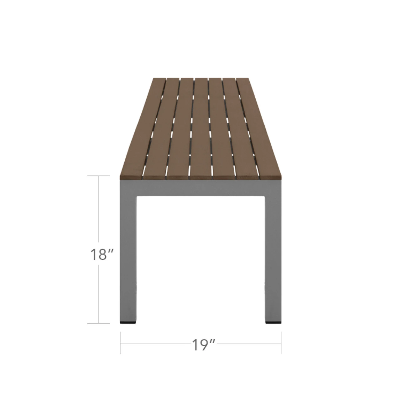 Source Furniture Vienna Backless Dining Bench 5 Source Furniture Vienna Backless Dining Bench - Image 5