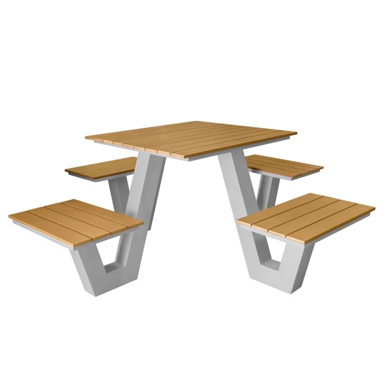 Source Furniture Vienna Square Picnic Table 2 Source Furniture Vienna Square Picnic Table - Image 2