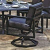 Woodard Salona Swivel Rocking Dining Arm Chair