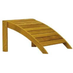 Three Birds Teak Adirondack Footstool