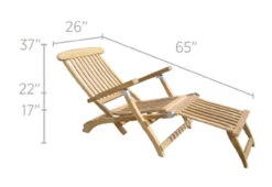 Royal Teak American Steamer -Patio Furniture Store teak american steamer 84 98291.1646965876