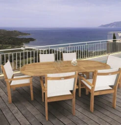 Royal Teak Oval Expansion Tables - 3 Sizes