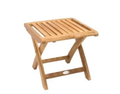 Royal Teak Outdoor Footstool/Side Table (18") -Patio Furniture Store teak side table or footstool 57 07757.1683577989