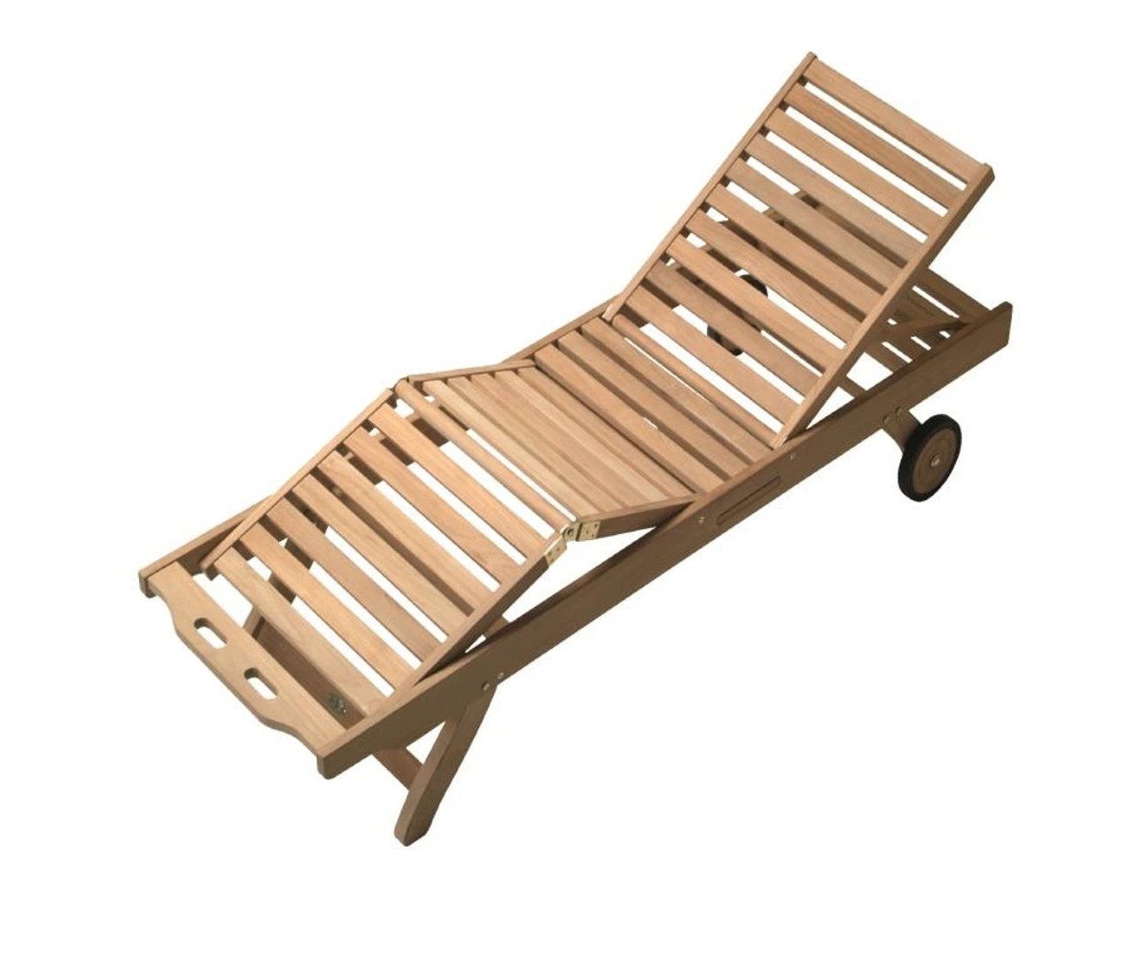 Royal Teak Sun Bed Lounge Chair 2 Royal Teak Sun Bed Lounge Chair - Image 2