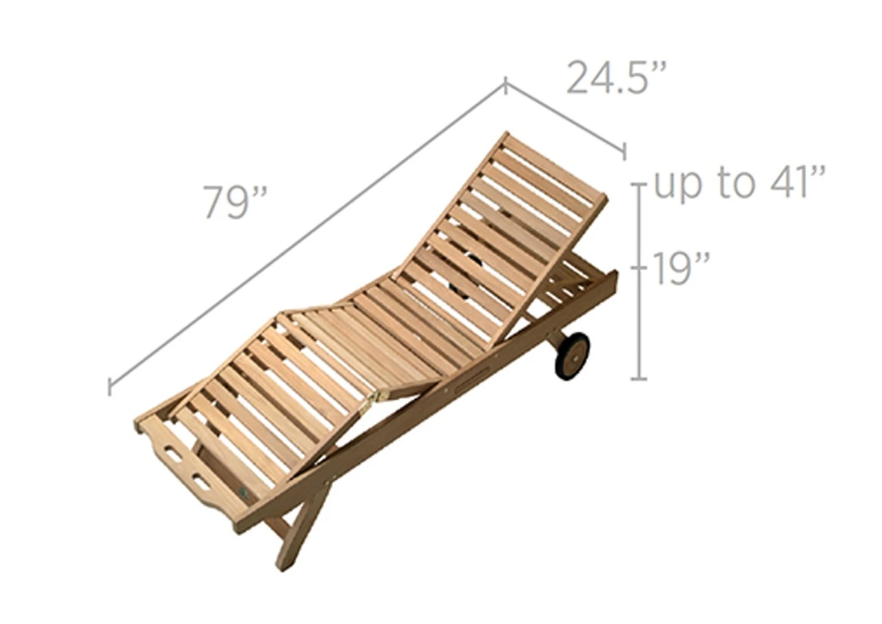 Royal Teak Sun Bed Lounge Chair 5 Royal Teak Sun Bed Lounge Chair - Image 5
