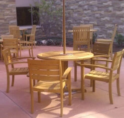 Three Birds 36" Round Oxford Table With 4 Sedona Chairs Set -Patio Furniture Store three birds 36 round oxford table with 4 sedona chairs set estimated available to ship in nov dec 22 55304.1646966010
