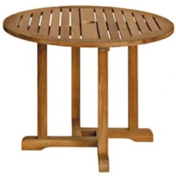 Three Birds 36" Round Oxford Table With 4 Sedona Chairs Set