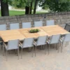 Three Birds Avanti Extension Table 13 Piece Dining Set