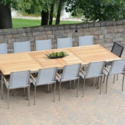 Three Birds Avanti Teak 81"-121" Extensions Dining Table 7 Three Birds Avanti Teak 81"-121" Extensions Dining Table -Patio Furniture Store three birds avanti teak 121 extensions dining table 23 55771.1672514047