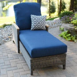 Three Birds Bella Wicker Chaise Lounge Chair