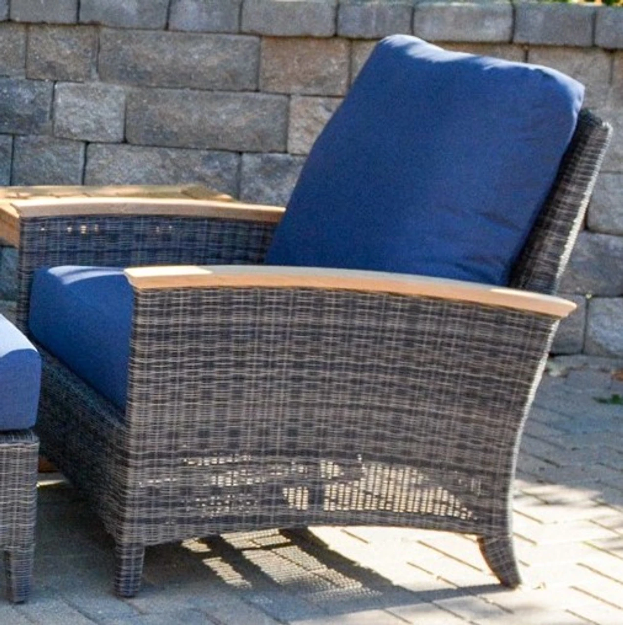 Three Birds Bella Wicker Club Chair 2 Three Birds Bella Wicker Club Chair - Image 2