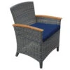 Three Birds Bella Wicker Dining Arm Chair