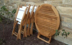 Three Birds Cambridge Teak 40" Round Folding Table 5 Three Birds Cambridge Teak 40" Round Folding Table -Patio Furniture Store three birds cambridge teak 40 round folding table 45 16411.1646961544