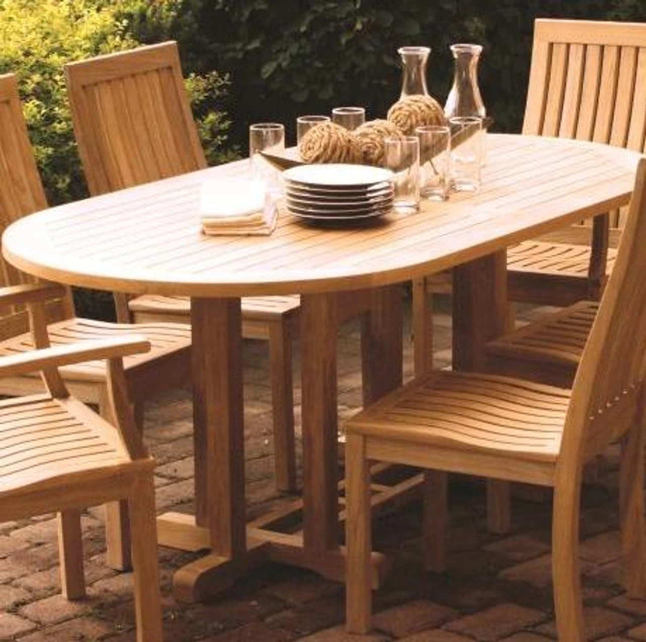Three Birds Camden 7-Piece Teak Dining Set 2 Three Birds Camden 7-Piece Teak Dining Set - Image 2