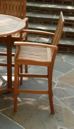 Three Birds Monterey Teak Bar Armchair