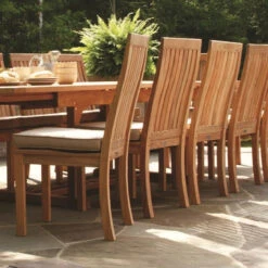 Three Birds Monterey Teak Dining Side Chair