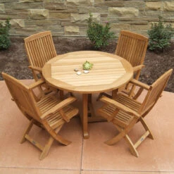 Three Birds Oxford 42" 5-Piece Dining Set 5 Three Birds Oxford 42" 5-Piece Dining Set -Patio Furniture Store three birds oxford 42 5 piece dining set 55 81717.1646966097