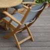 Three Birds Riviera Teak Folding Armchair