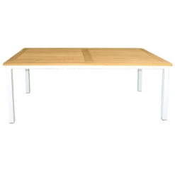 Three Birds SoHo Teak 72" Rectangle Dining Table
