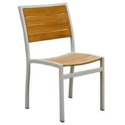 Three Birds SoHo Teak Stacking Side Chair -Patio Furniture Store three birds soho teak stacking side chair 81 78067.1696352852