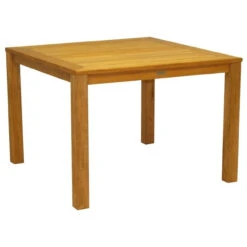 Three Birds Teak 5 Piece Square Monterey Dining Set