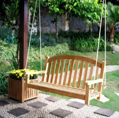 Three Birds Victoria Teak 4' Garden Swing