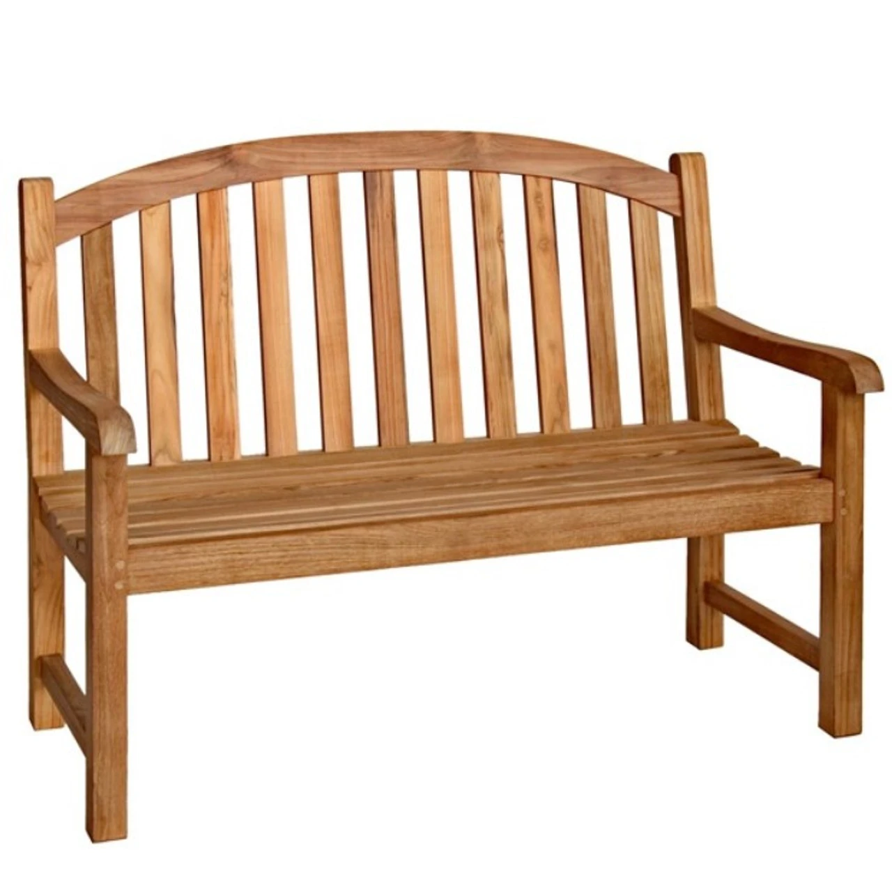 Three Birds Victoria Teak 4' Garden Bench 3 Three Birds Victoria Teak 4' Garden Bench - Image 3