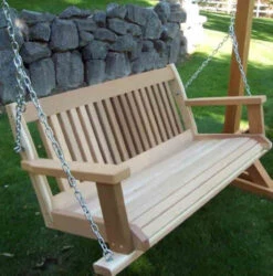 Villa Cedar Porch Swing - 4' & 5' Options