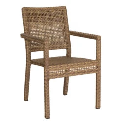 Whitecraft By Woodard All-Weather Miami Wicker Miami Dining Arm Chair