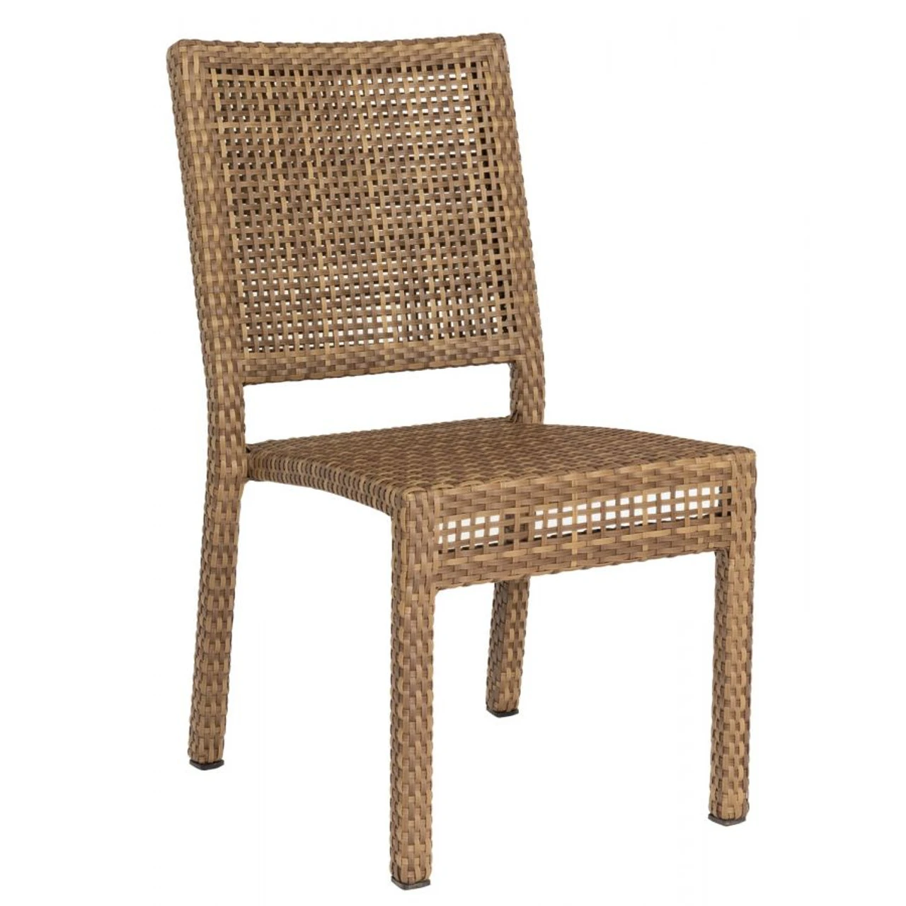 Whitecraft By Woodard All-Weather Miami Wicker Miami Dining Side Chair 2 Whitecraft By Woodard All-Weather Miami Wicker Miami Dining Side Chair - Image 2