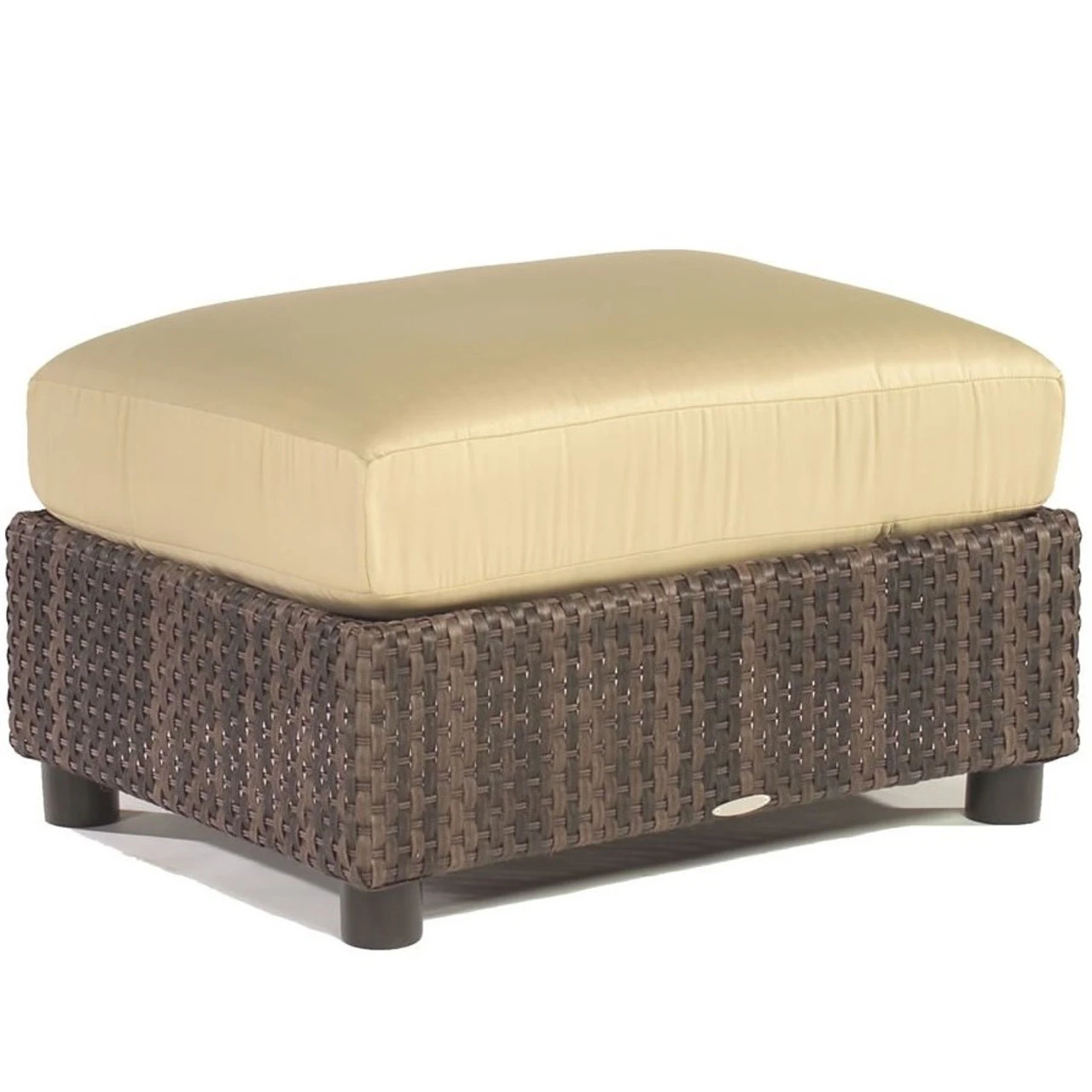 Whitecraft By Woodard Aruba Wicker Ottoman 1 Whitecraft By Woodard Aruba Wicker Ottoman
