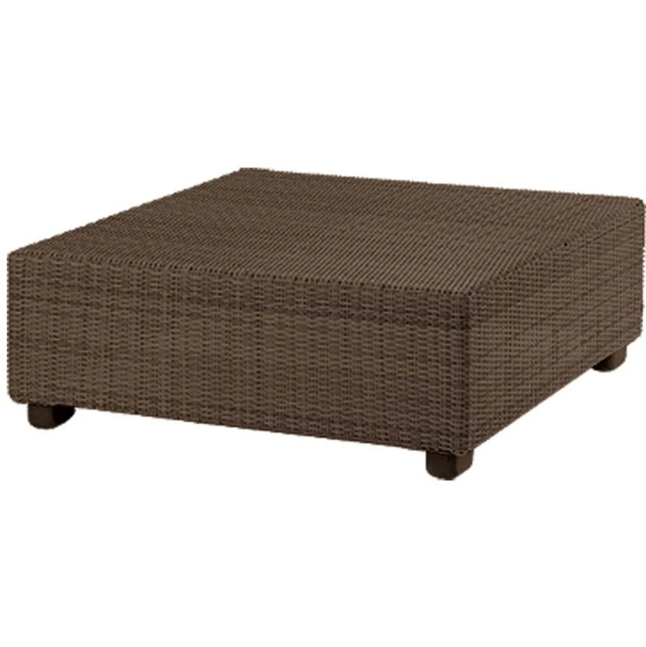 Whitecraft By Woodard Montecito 40" Wicker Square Coffee Table 1 Whitecraft By Woodard Montecito 40" Wicker Square Coffee Table